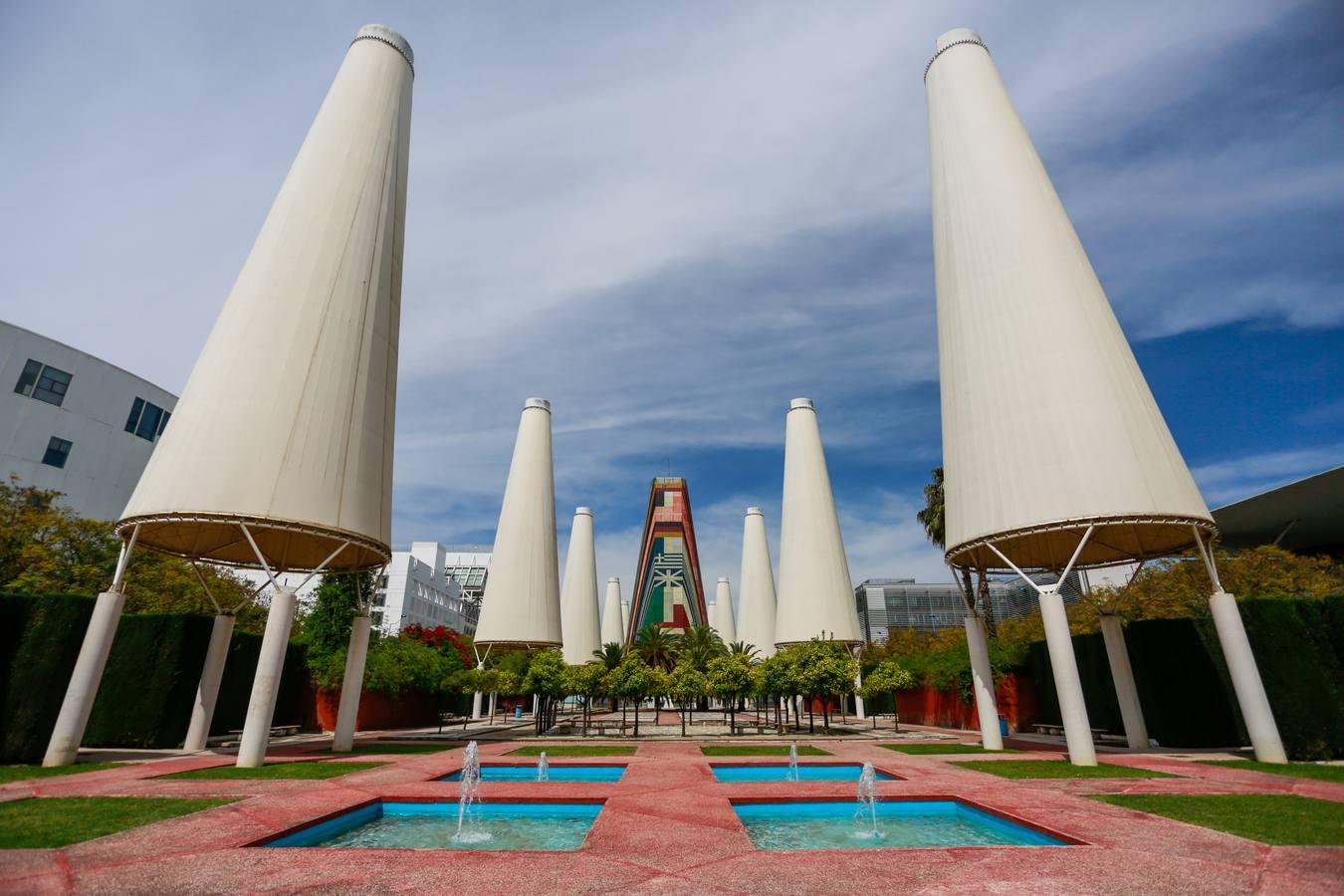 La Isla de La Cartuja en absoluta soledad