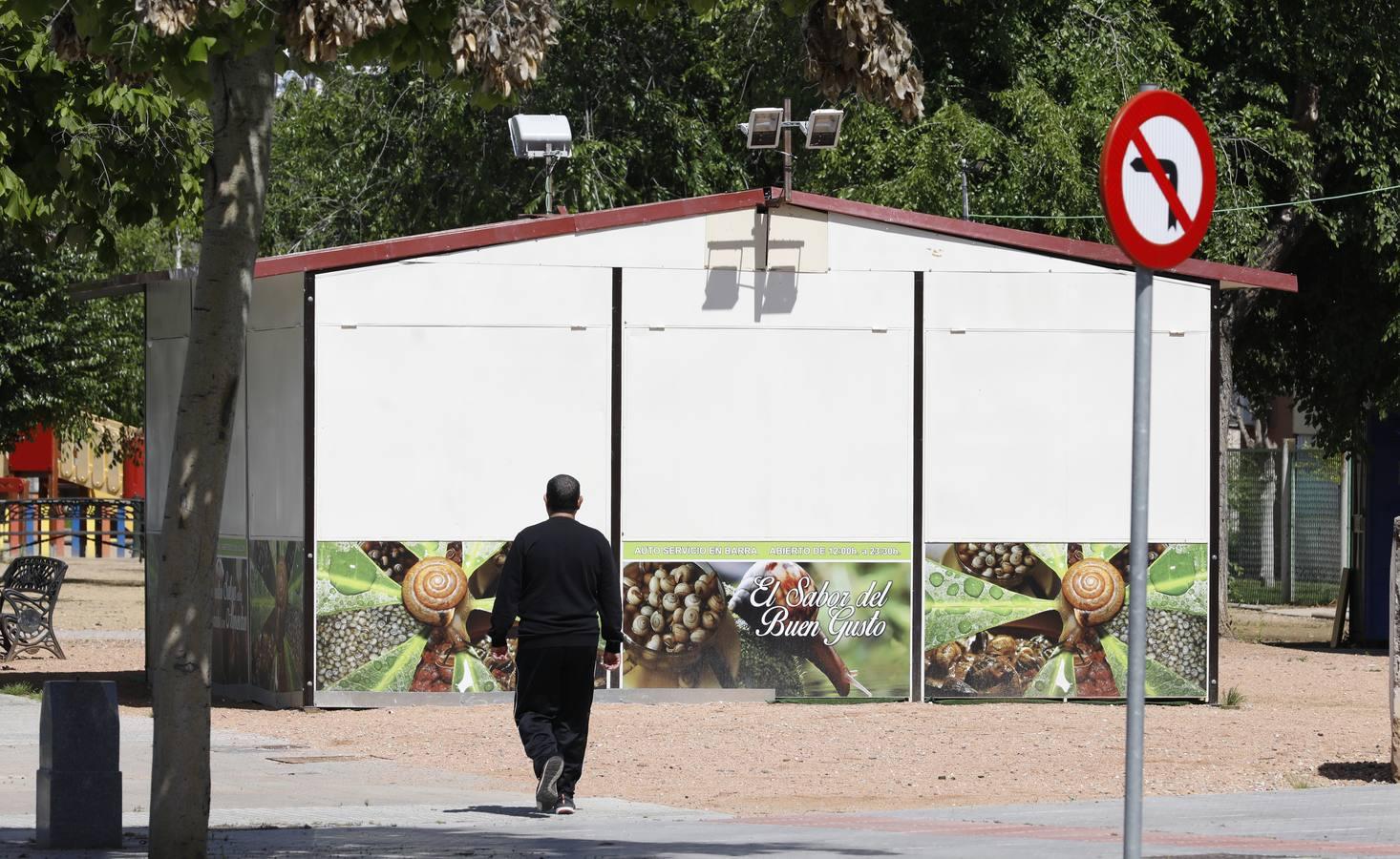 La crisis del coronavirus en el Parque Cruz Conde de Córdoba, en imágenes