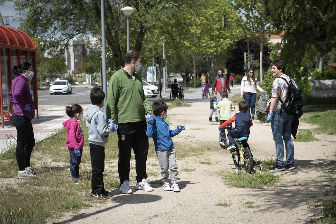 Imágenes desde Alcorcón. 