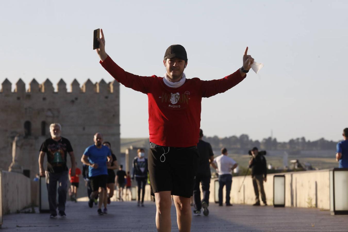 La primera salida de Córdoba para hacer deporte, en imágenes