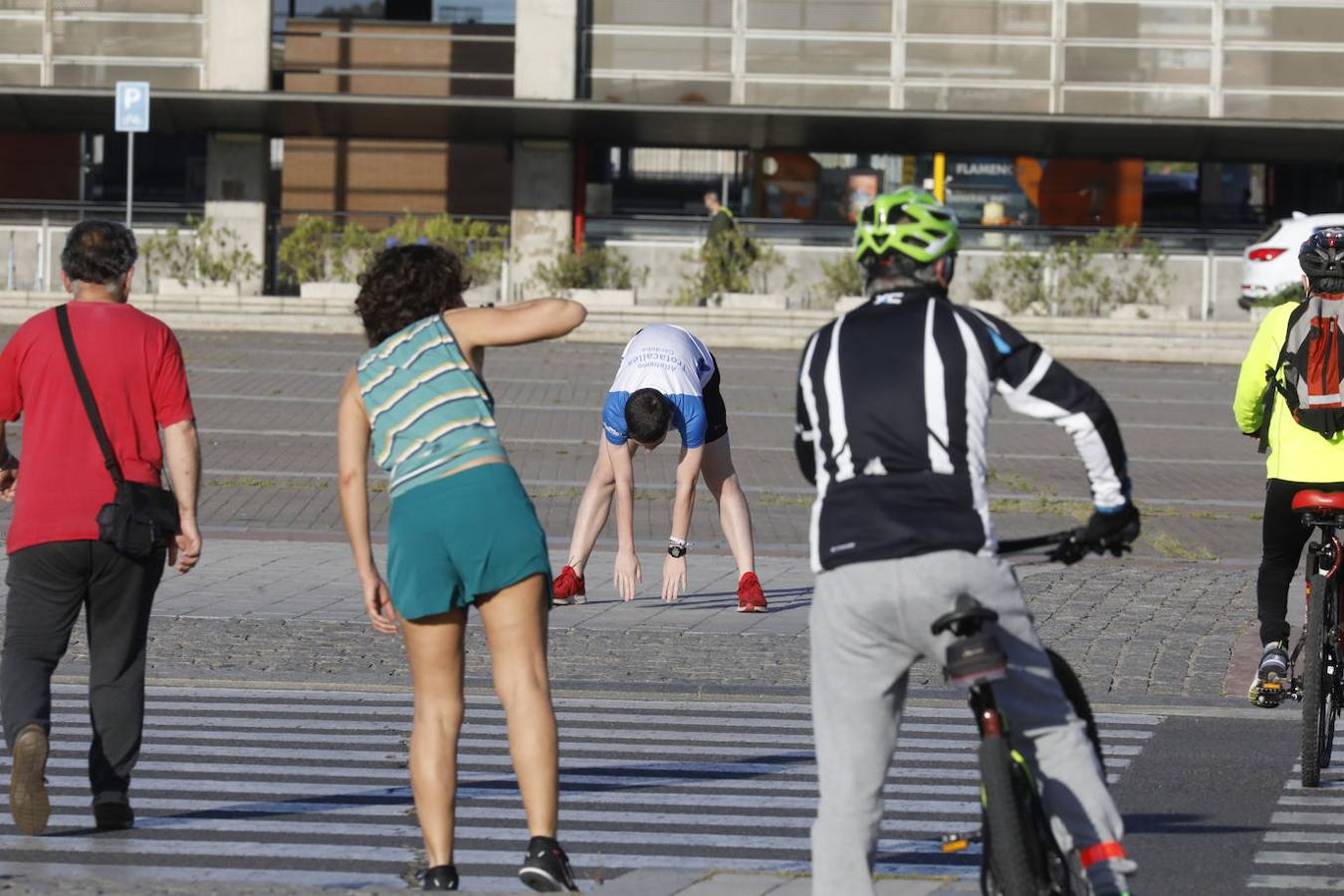 La primera salida de Córdoba para hacer deporte, en imágenes