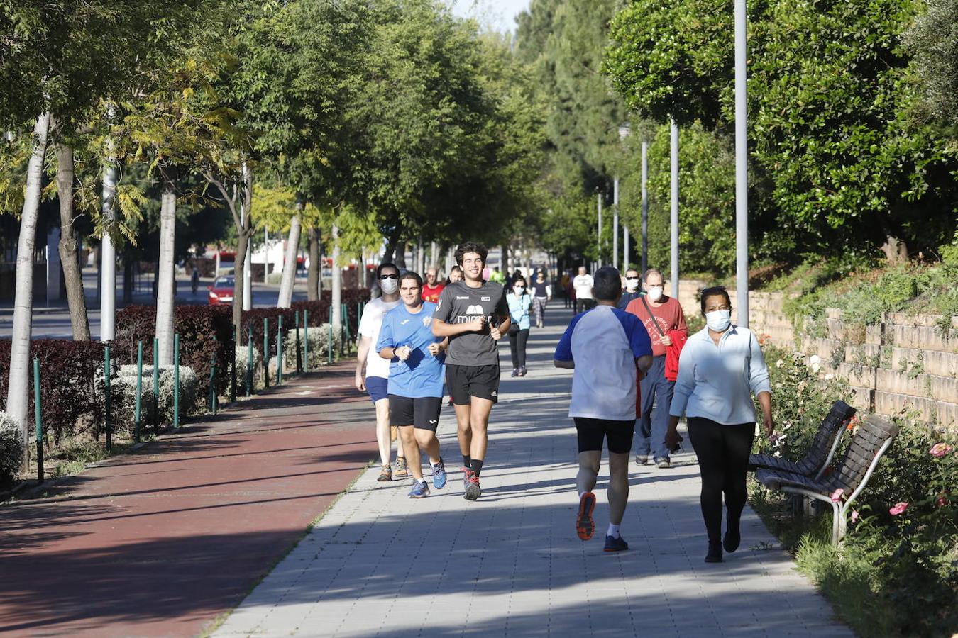 La primera salida de Córdoba para hacer deporte, en imágenes