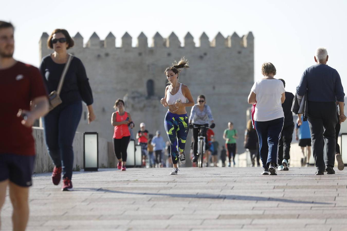 La primera salida de Córdoba para hacer deporte, en imágenes