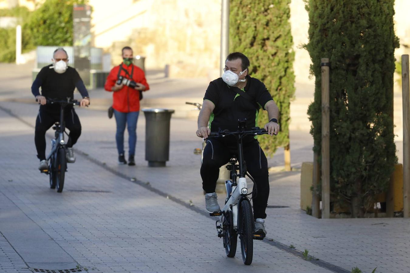 La primera salida de Córdoba para hacer deporte, en imágenes