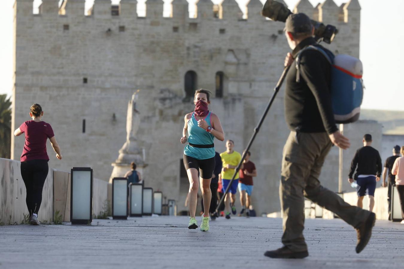 La primera salida de Córdoba para hacer deporte, en imágenes