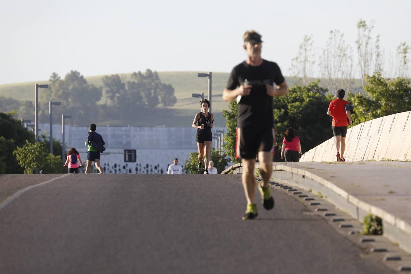 La primera salida de Córdoba para hacer deporte, en imágenes