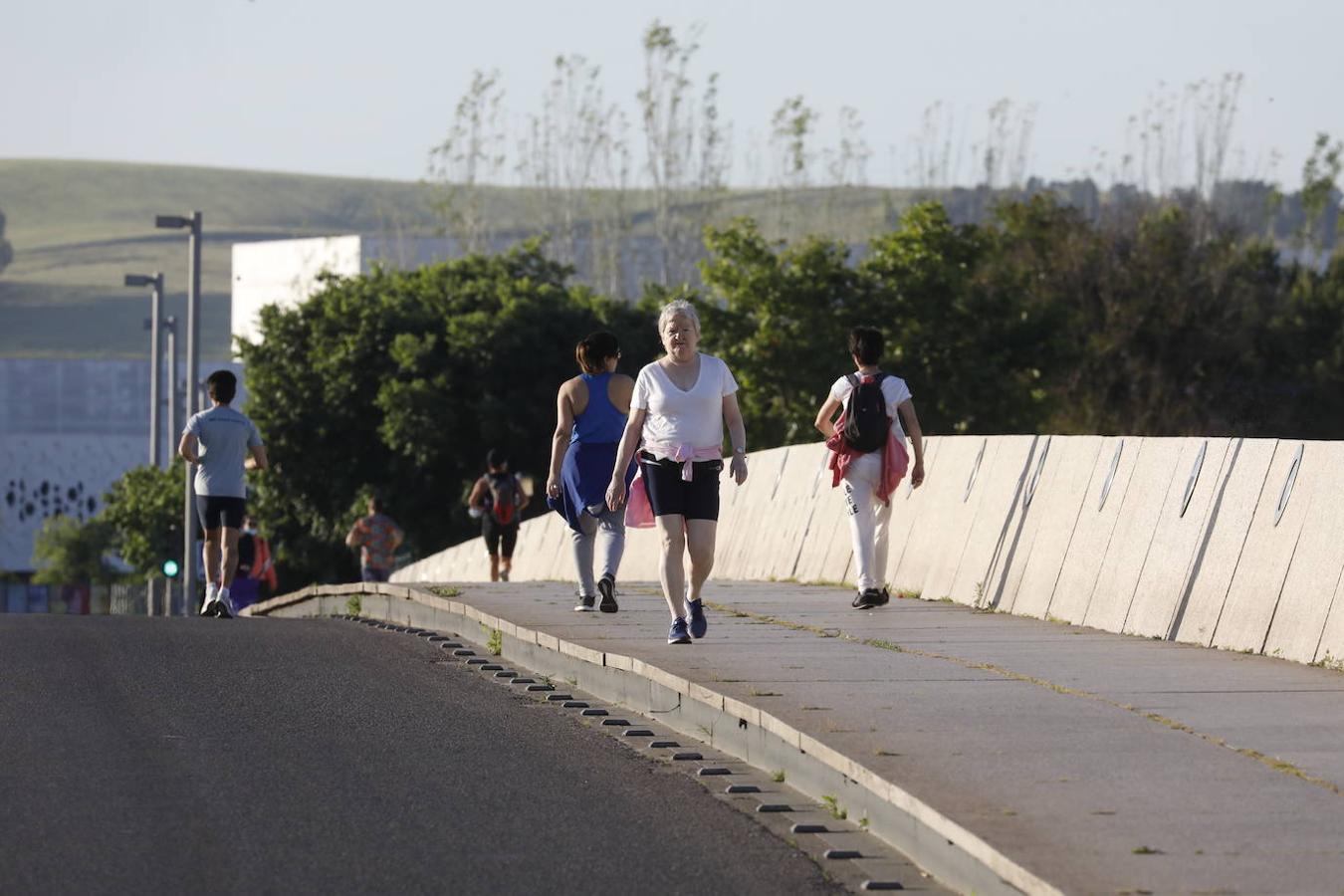 La primera salida de Córdoba para hacer deporte, en imágenes