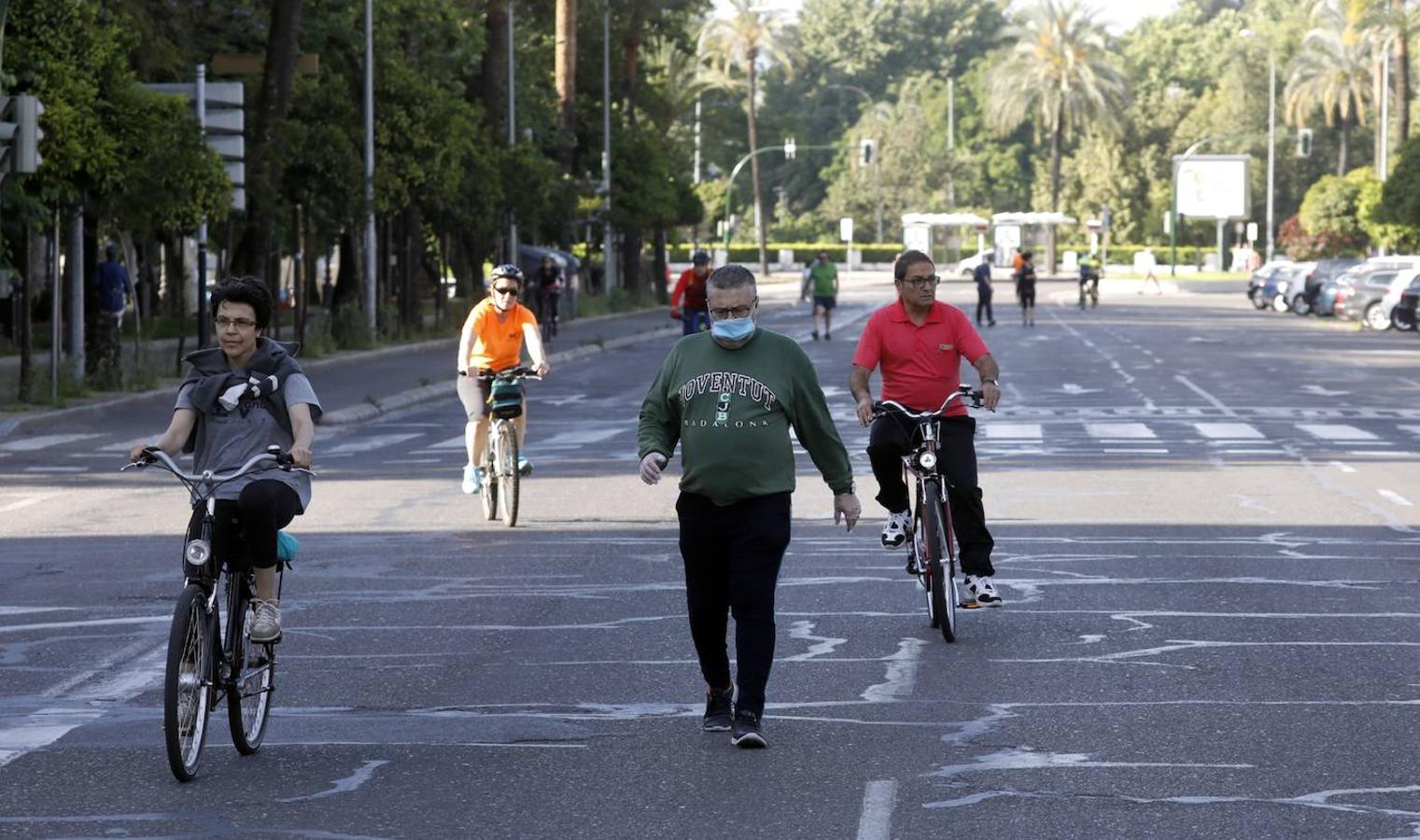 La peatonalización del Paseo de la Victoria de Córdoba, en imágenes