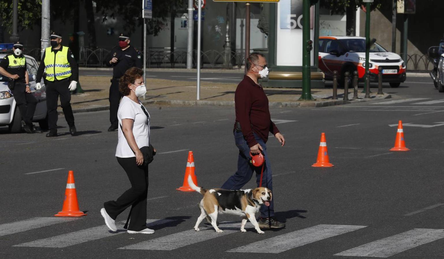 La peatonalización del Paseo de la Victoria de Córdoba, en imágenes