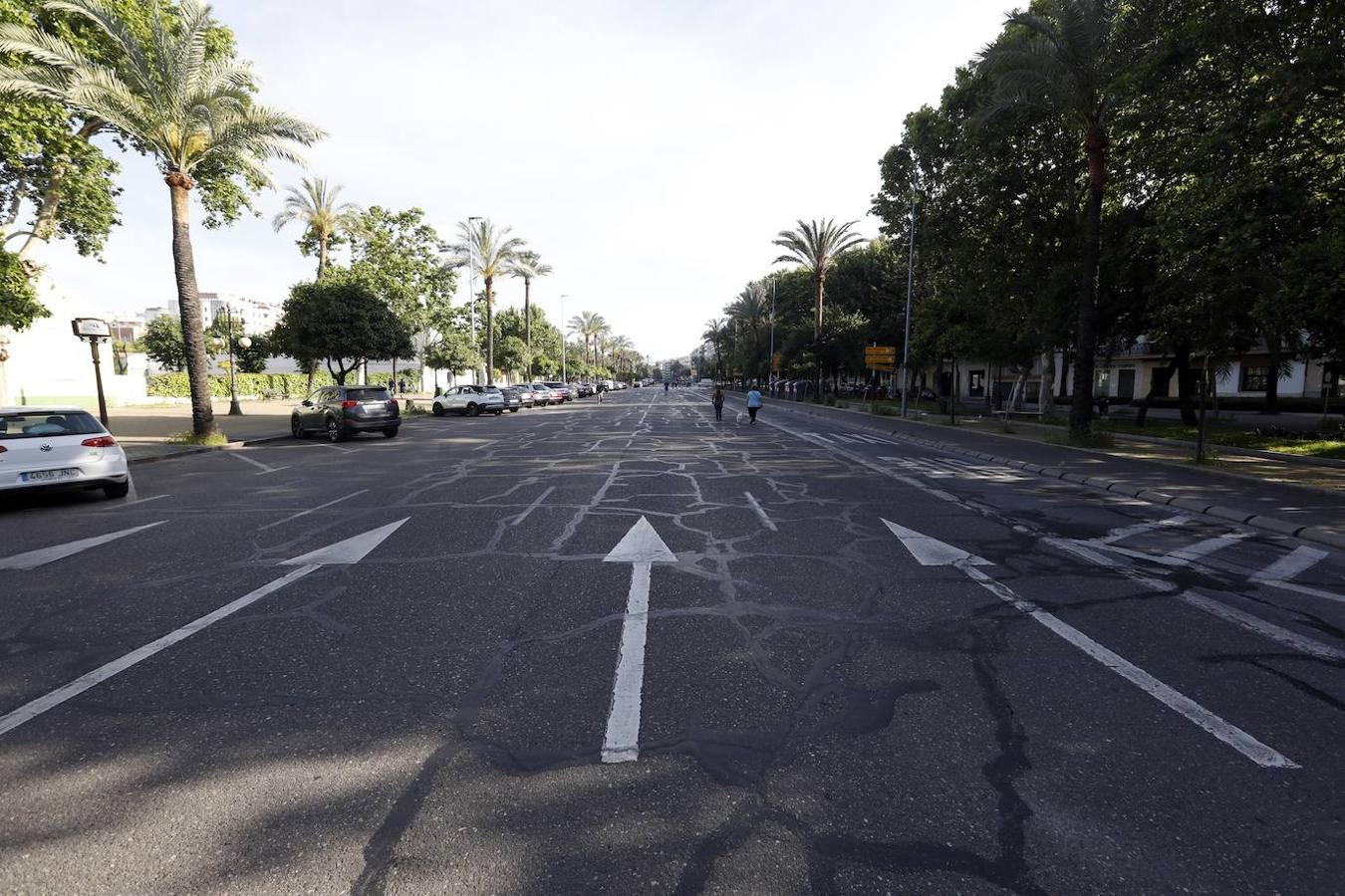 La peatonalización del Paseo de la Victoria de Córdoba, en imágenes