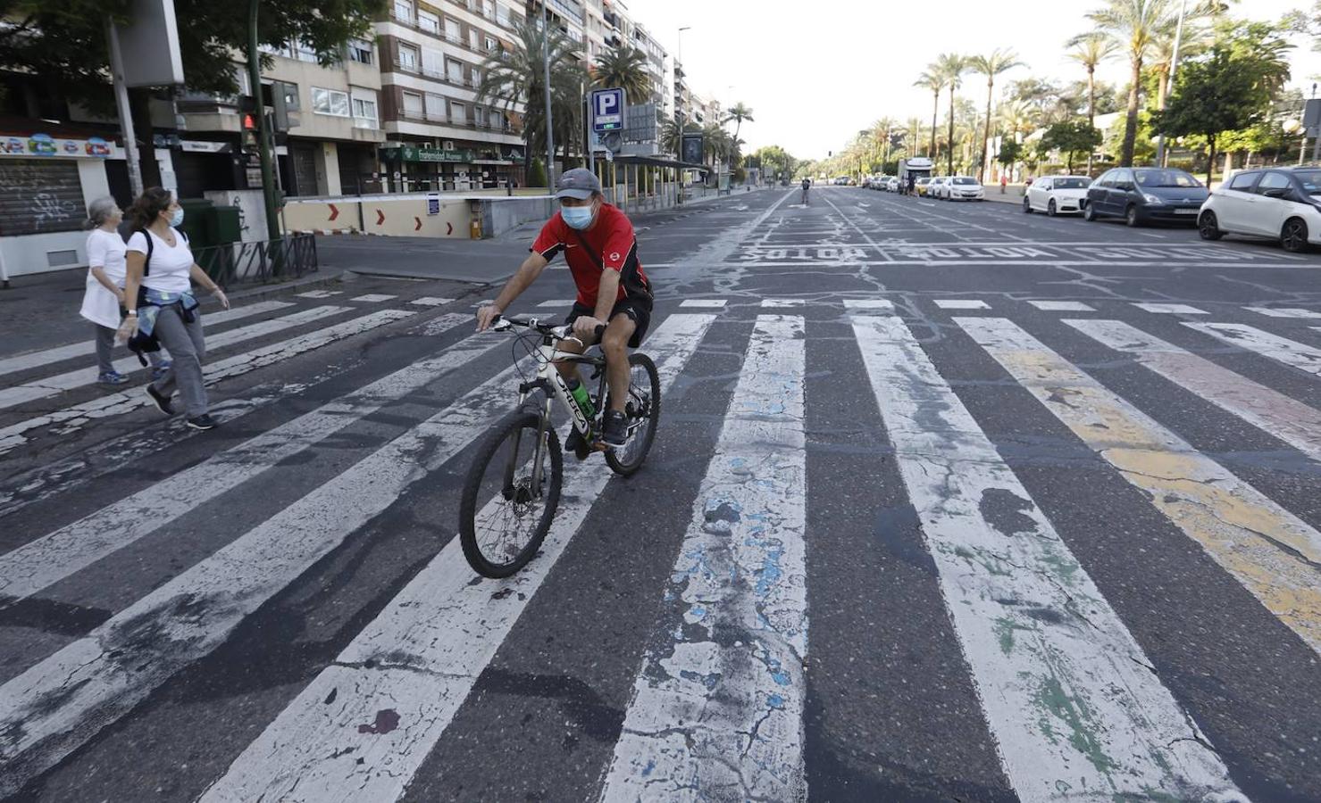 La peatonalización del Paseo de la Victoria de Córdoba, en imágenes