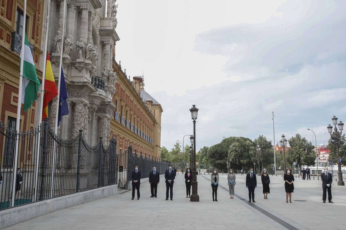 Andalucía, ya de luto oficial por las víctimas del coronavirus