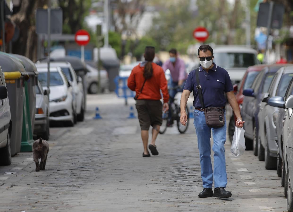 «Buen funcionamiento» del primer día de peatonalización de grandes vías en Sevilla