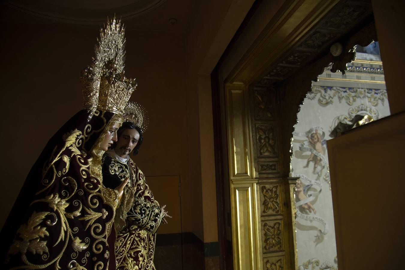 La Virgen de la Amargura en la reapertura de San Juan de la Palma