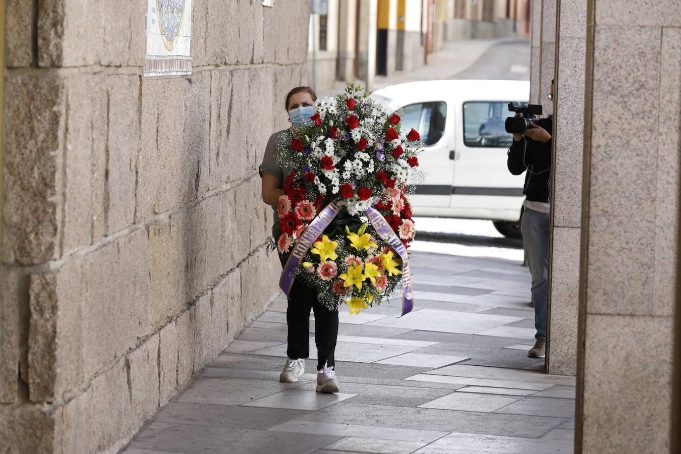 La despedida a Julio Anguita en el Ayuntamiento de Córdoba, en imágenes