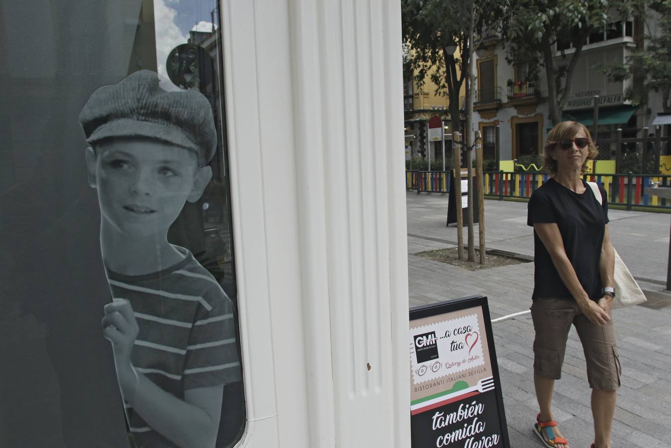 En imágenes, ambiente en el Centro durante la primera fase de la desescalada