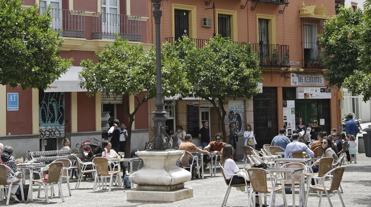 En imágenes, ambiente en el Centro durante la primera fase de la desescalada