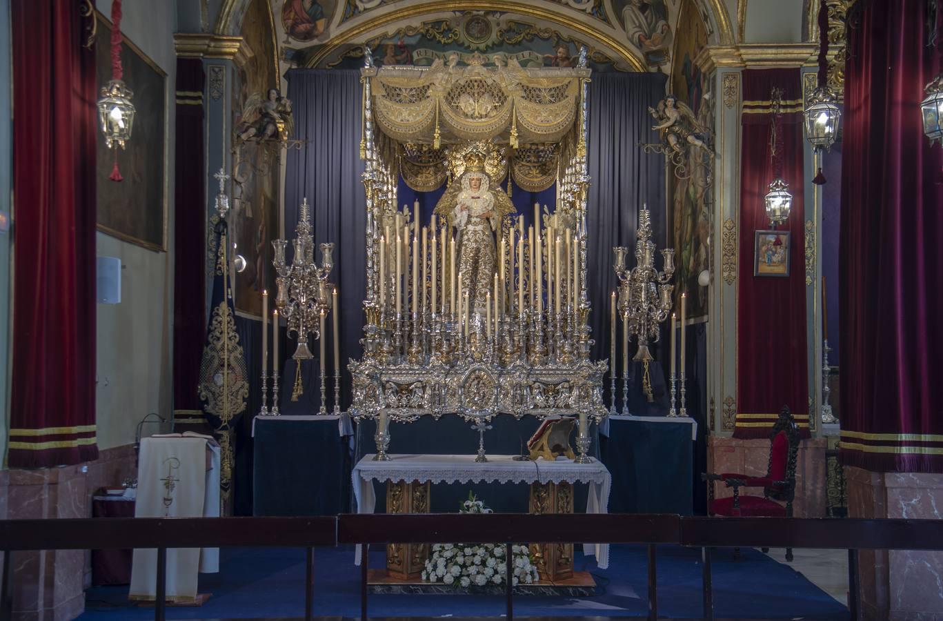 Altar del primer aniversario de la coronación de la Virgen de los Negritos