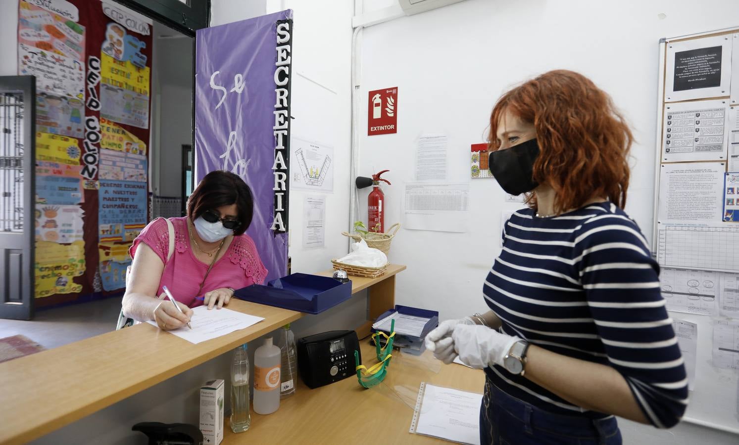 La reapertura de colegios en Córdoba, en imágenes