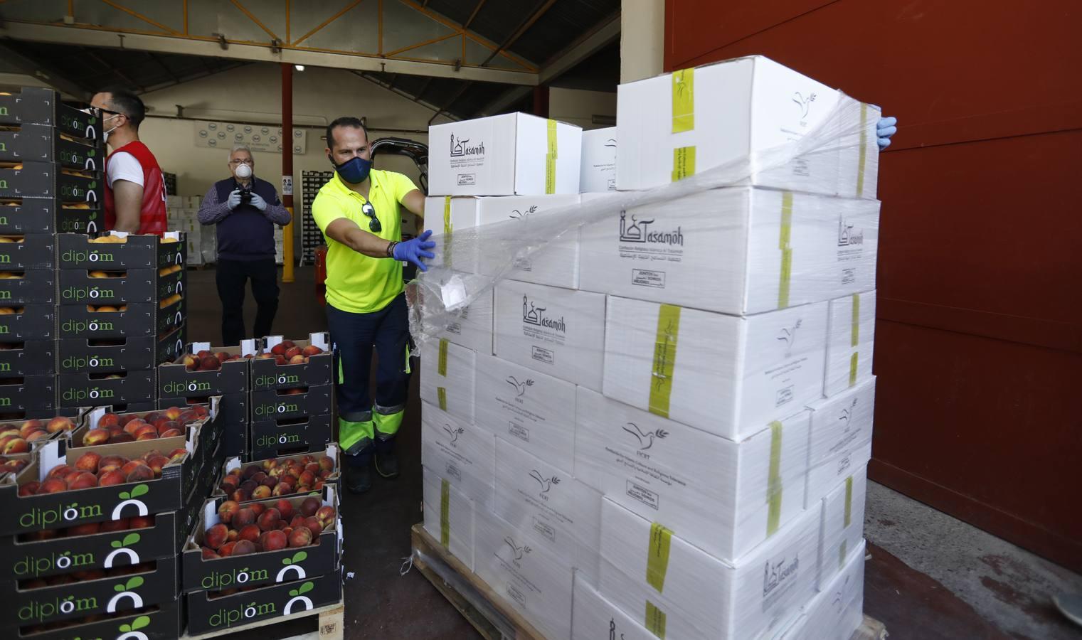 La donación de siete toneladas al Banco de Alimentos de Córdoba, en imágenes