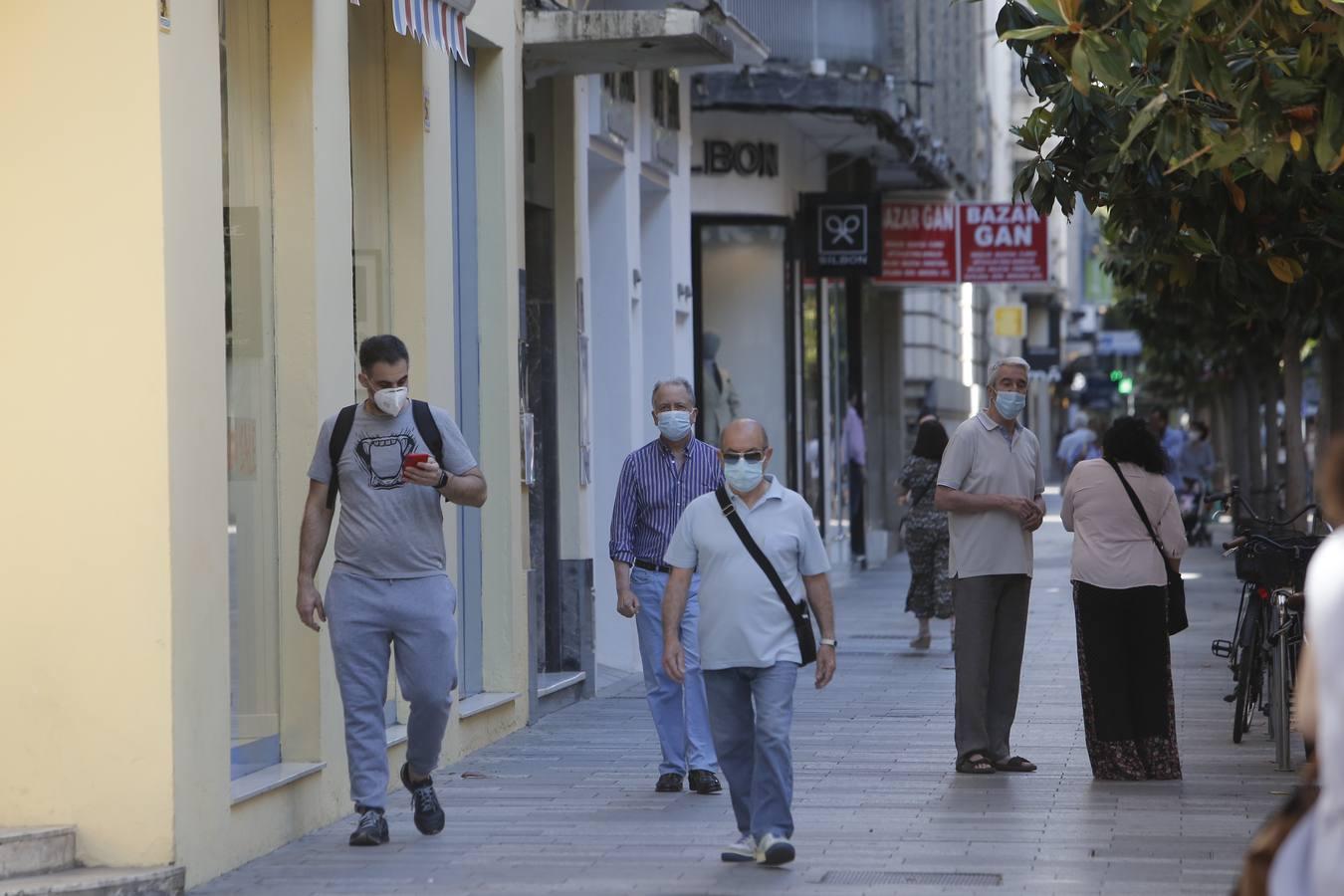 El primer día de mascarillas obligatorias en Córdoba, en imágenes