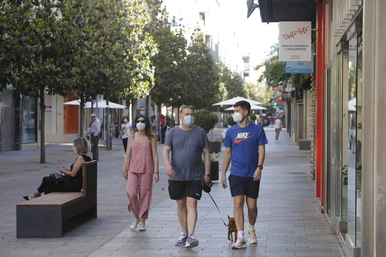 El primer día de mascarillas obligatorias en Córdoba, en imágenes