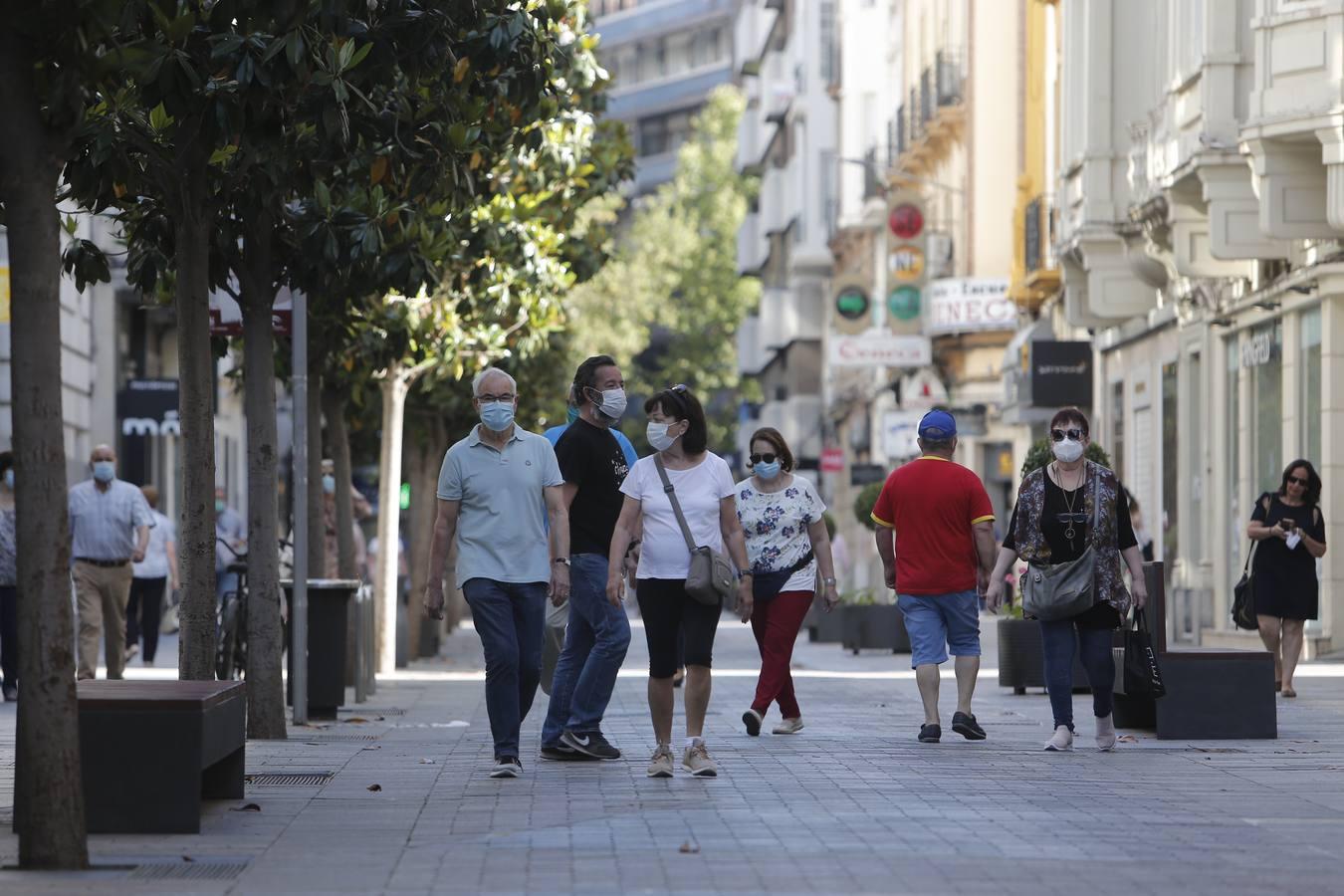 El primer día de mascarillas obligatorias en Córdoba, en imágenes