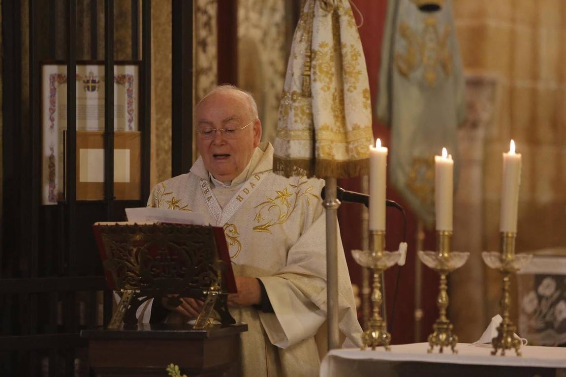 La misa de romeros de la hermandad del Rocío de Córdoba, en imágenes