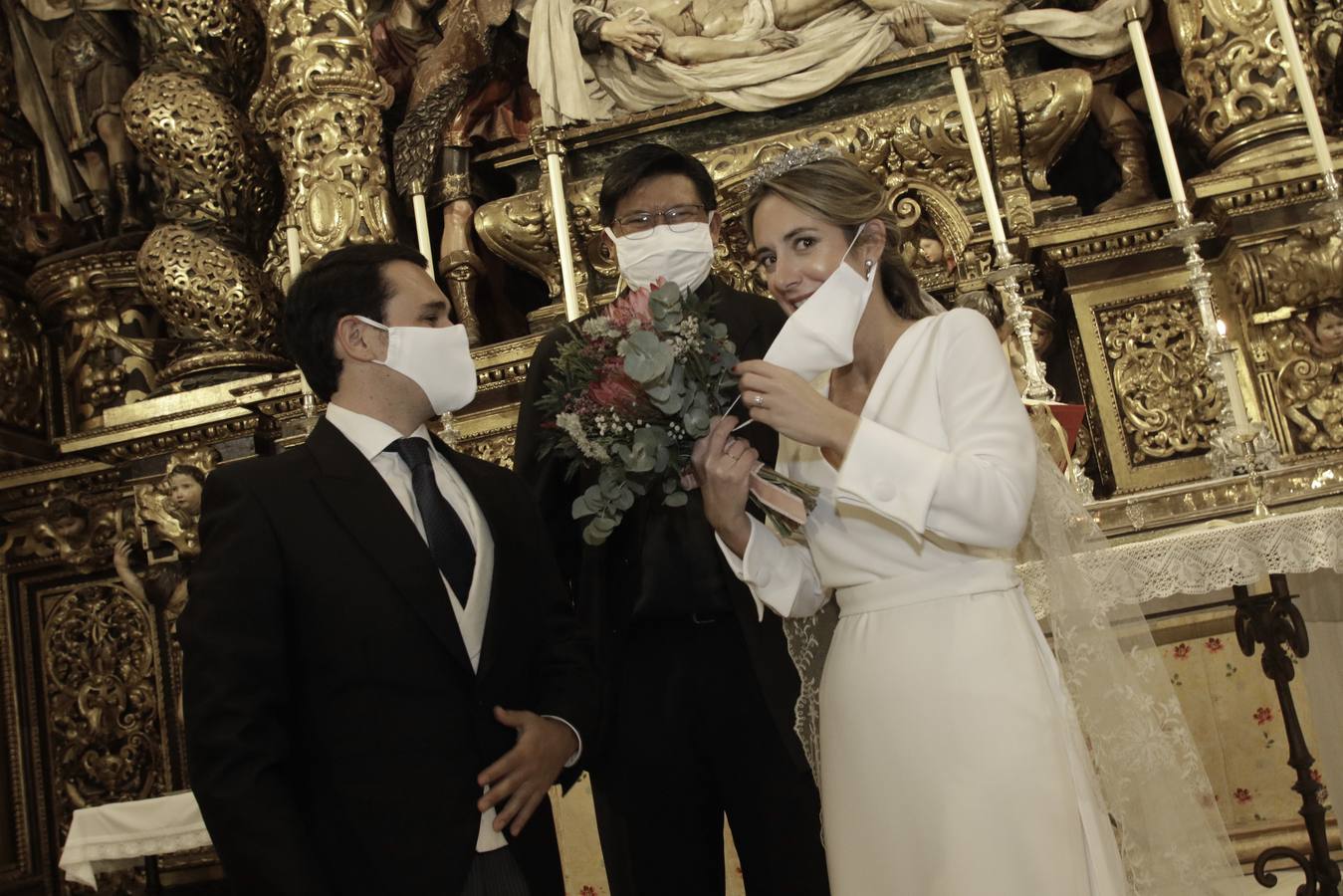 Primera boda en la iglesia de San Jorge del Hospital de la Caridad