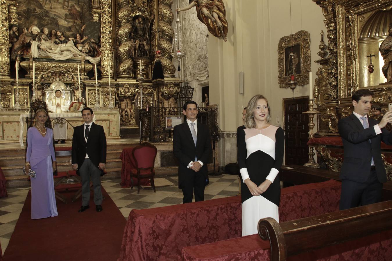 Primera boda en la iglesia de San Jorge del Hospital de la Caridad