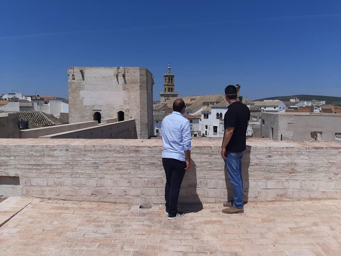 Las obras del Castillo del Castro del Río, en imágenes