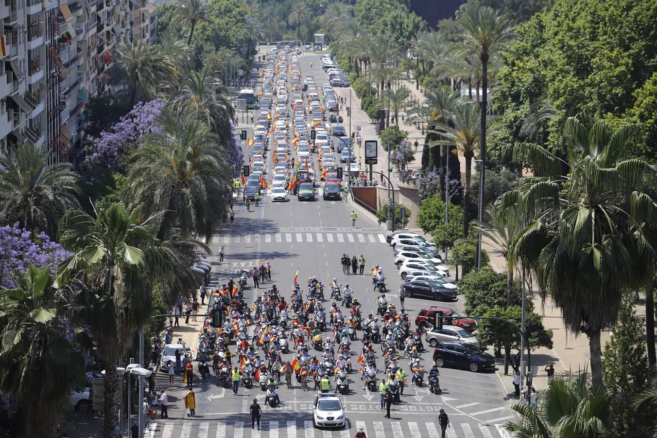 La marcha contra el Gobierno en Córdoba de Vox, en imágenes (I)