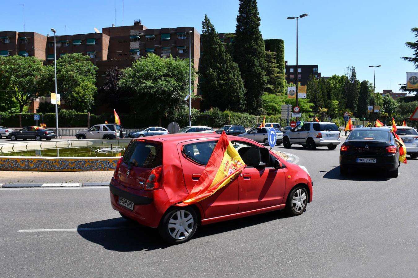 220 coches en la caravana de Vox en Talavera