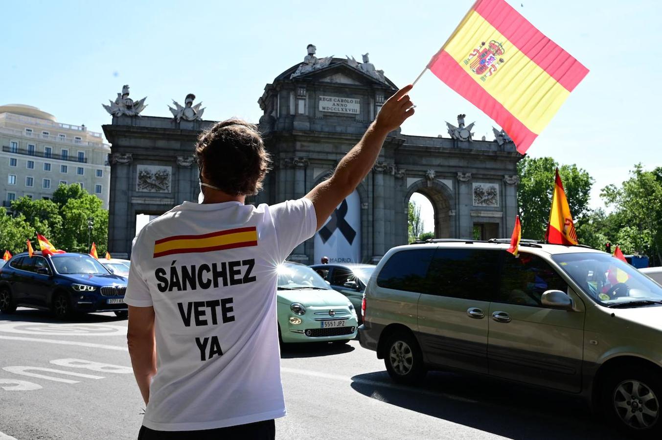 Las Manifestaciones Contra El Gobierno En Madrid, En Imágenes