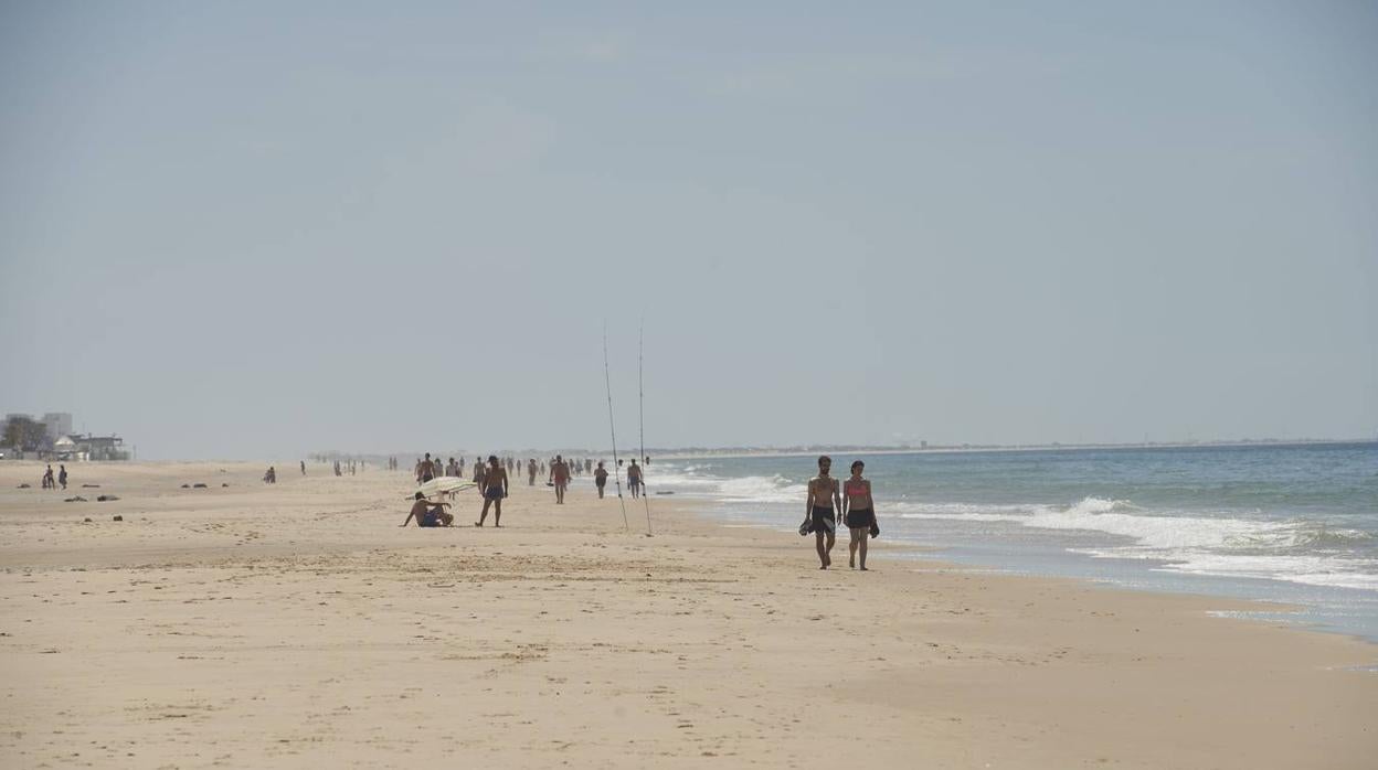 Playas sin bañistas en Andalucía