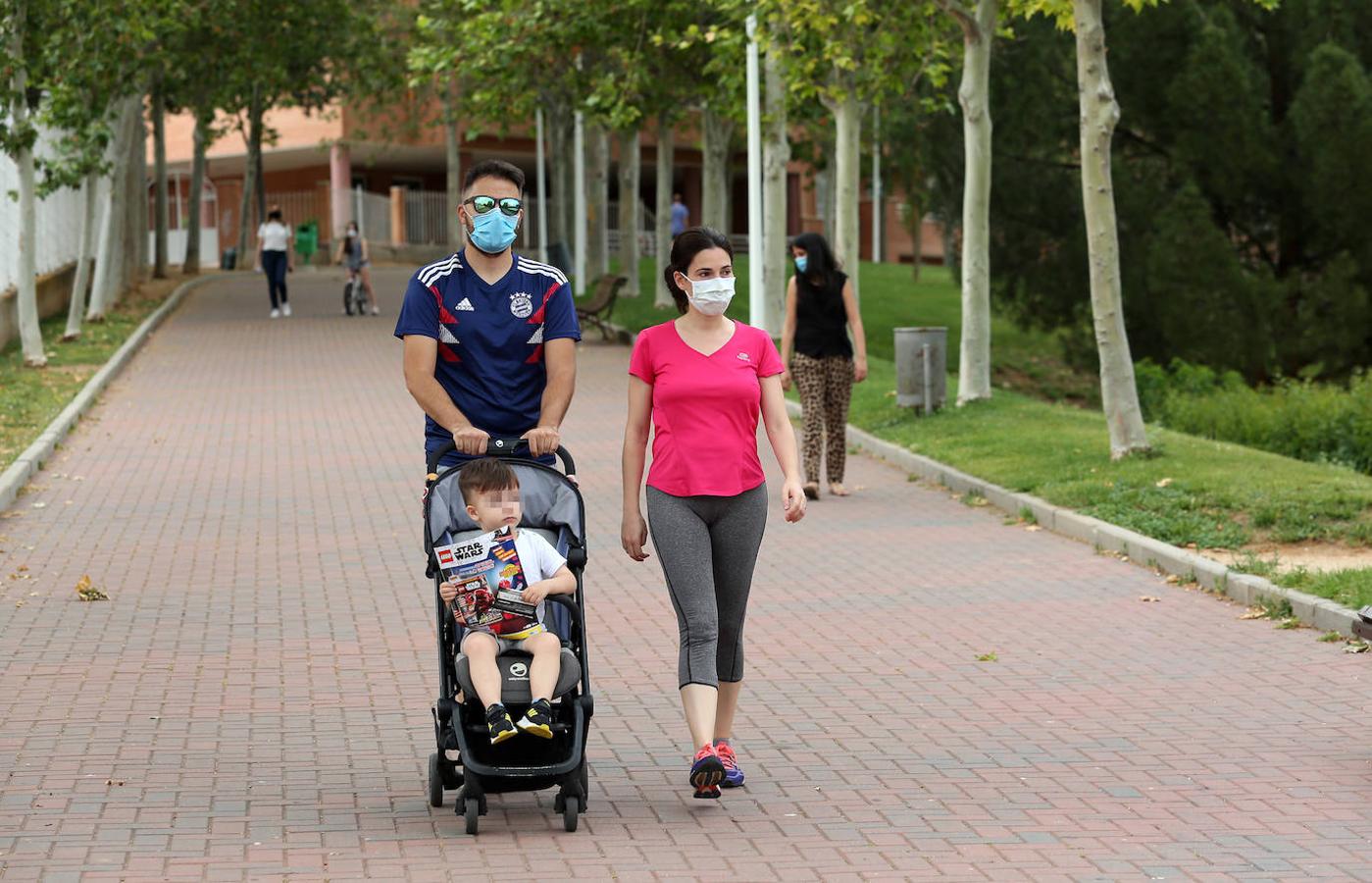 Los parques de Toledo vuelven a llenarse de vida