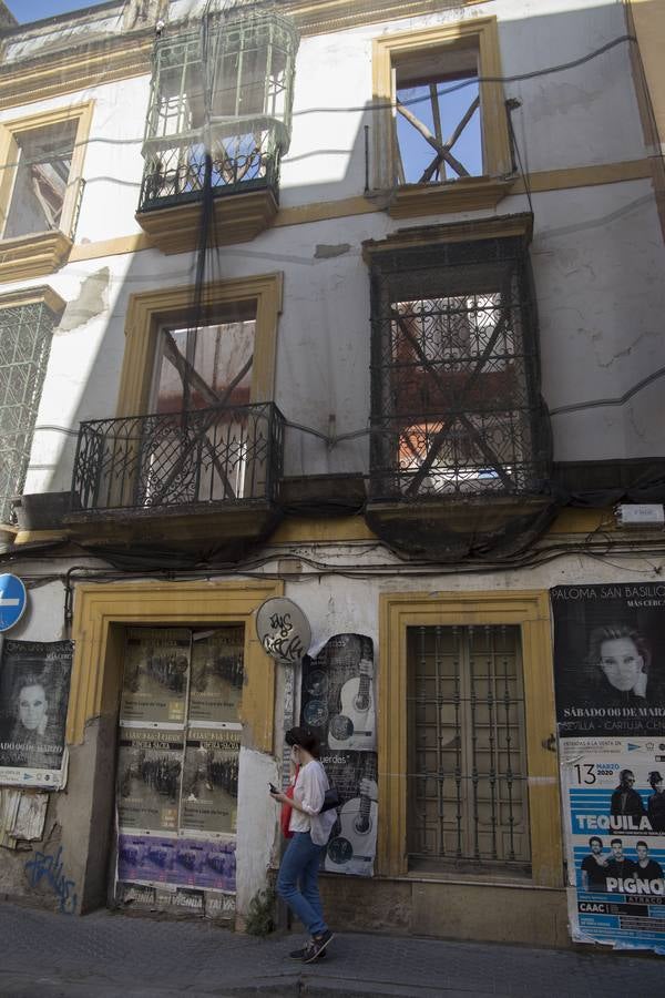 Repaso al estado de abandono de  casas con gran valor patrimonial en Sevilla