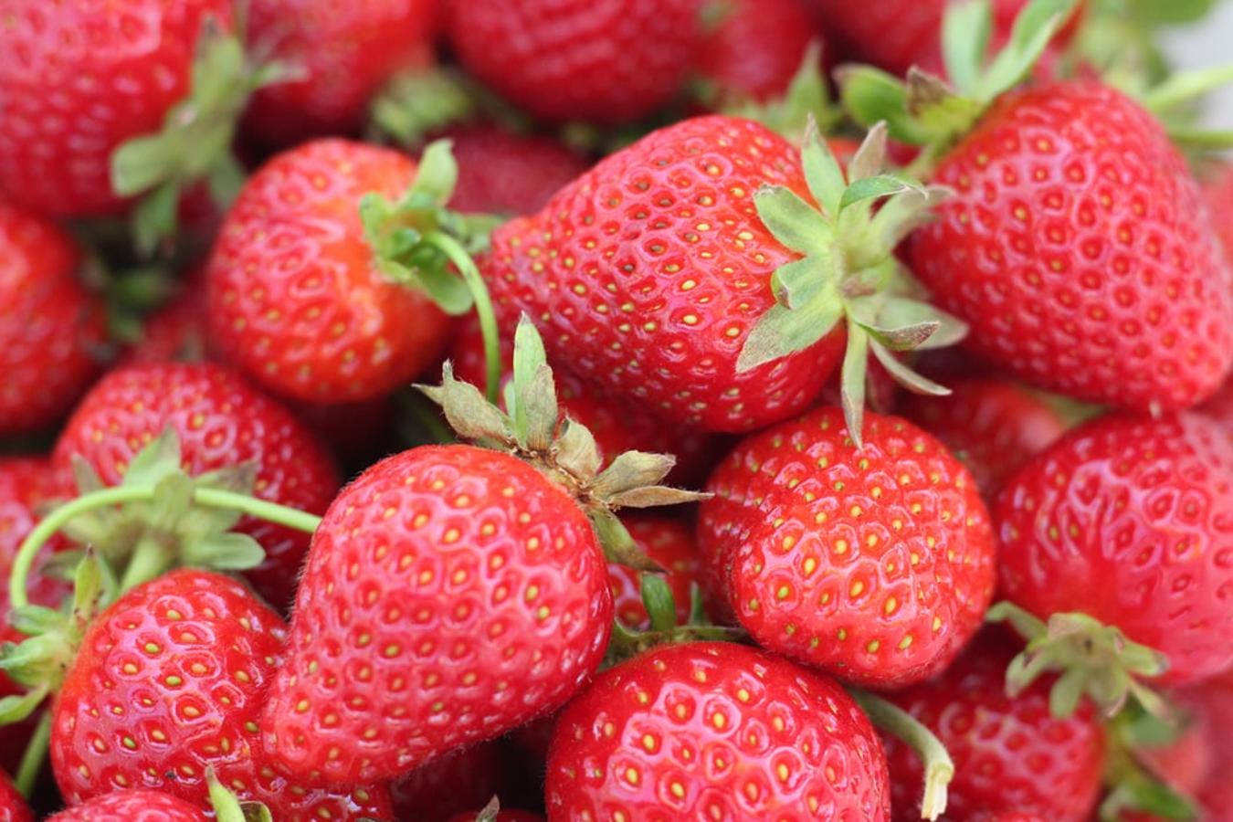 Fresa. Las <a href="https://www.abc.es/bienestar/alimentacion/abci-fresa-201909240903_noticia.html" target="_blank">fresas </a>son bajas en calorías y ricas en agua, son un potente antioxidante y previenen el envejecimiento y, entre otras cosas, ayudan a disminuir el nivel de colesterol y contribuyen a regular el nivel de azúcar en sangre.