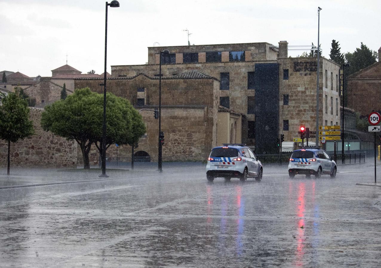 Tromba de agua en Salamanca. 