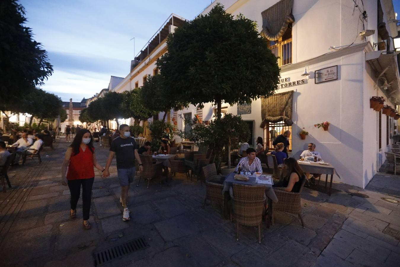 El ambiente de la desescalada en las terrazas de la Ribera de Córdoba, en imágenes