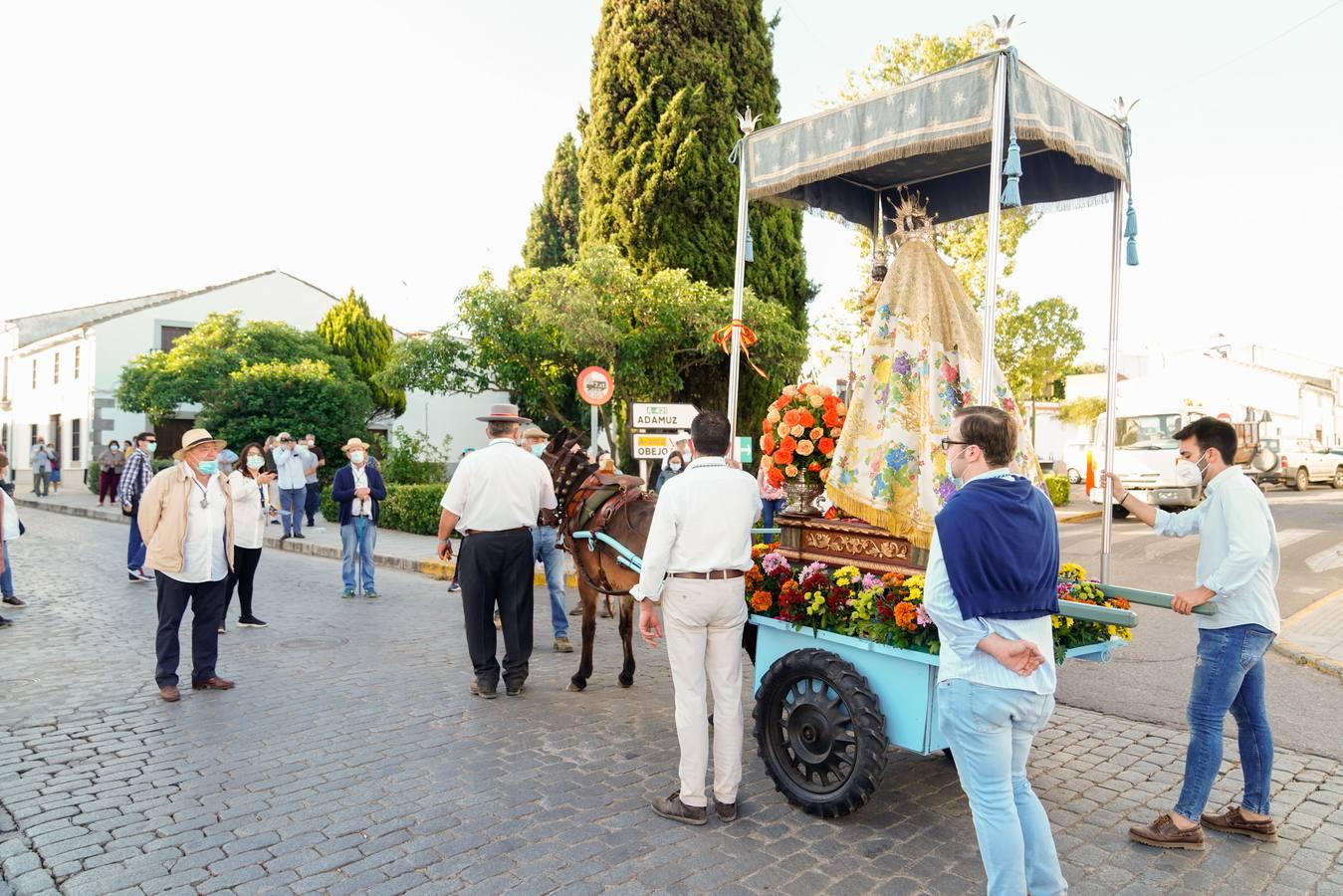 El traslado de la Virgen de Luna a Villanueva de Córdoba, en imágenes