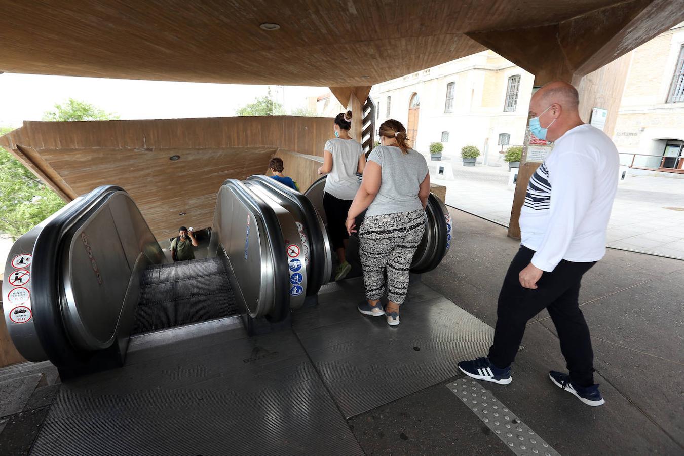 En imágenes: abren las escaleras mecánicas, el cementerio y la Vega