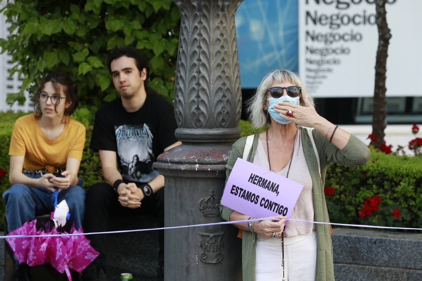 Concentración en Córdoba tras la sentencia de La Manada del caso Pozoblanco