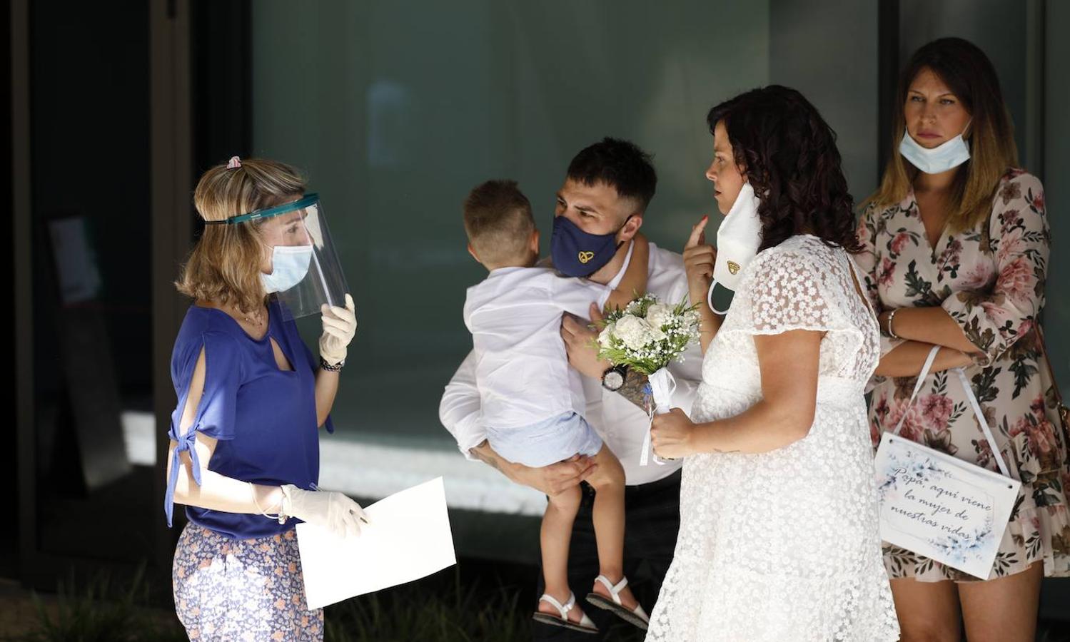 Las bodas del Registro Civil de Córdoba en la nueva normalidad, en imágenes