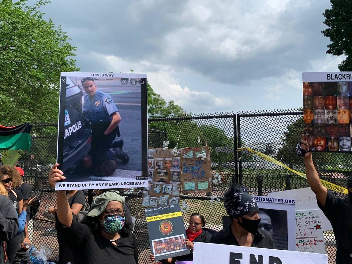 En imágenes: Multitudinaria manifestación en Washington contra el racismo y contra Trump