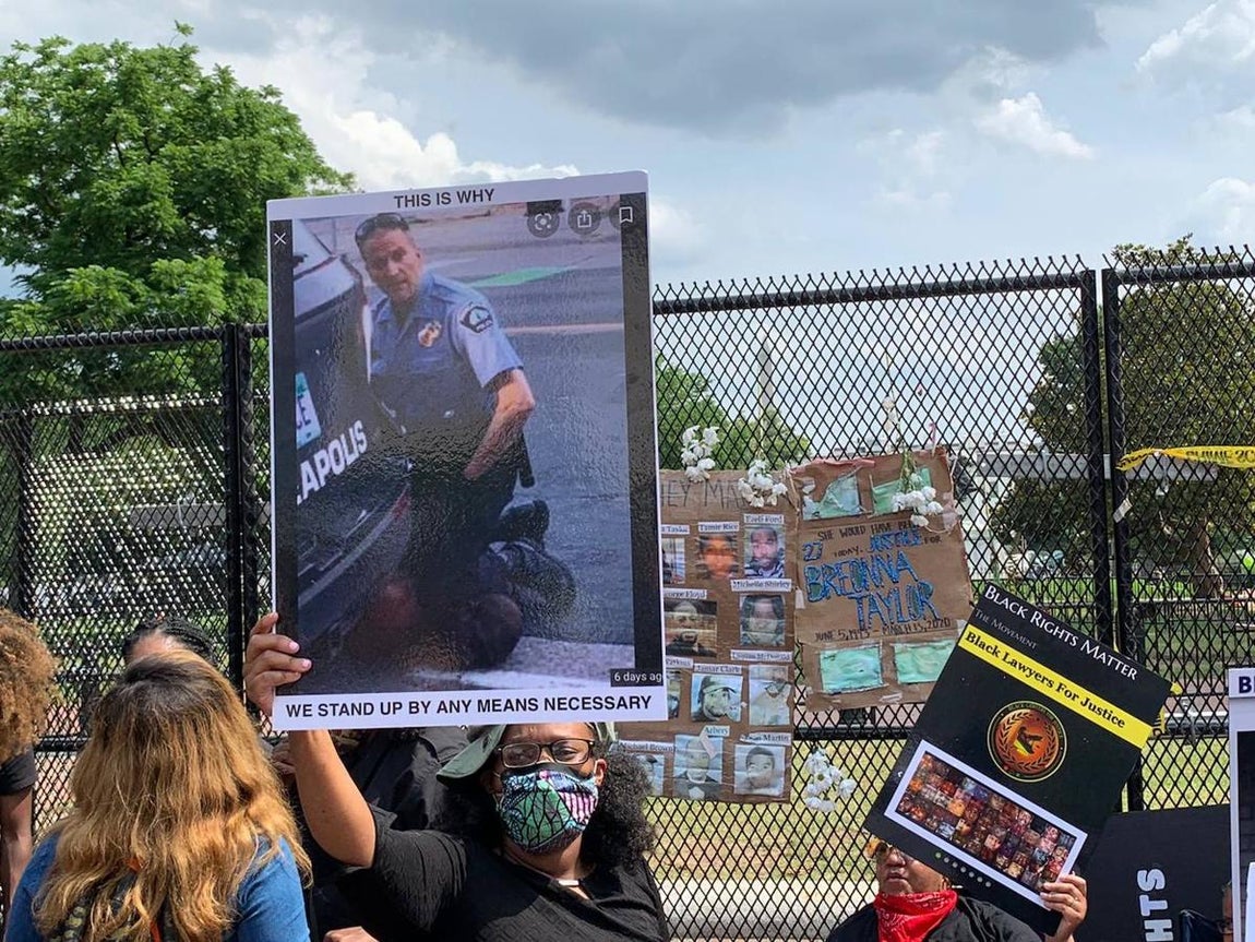 En imágenes: Multitudinaria manifestación en Washington contra el racismo y contra Trump