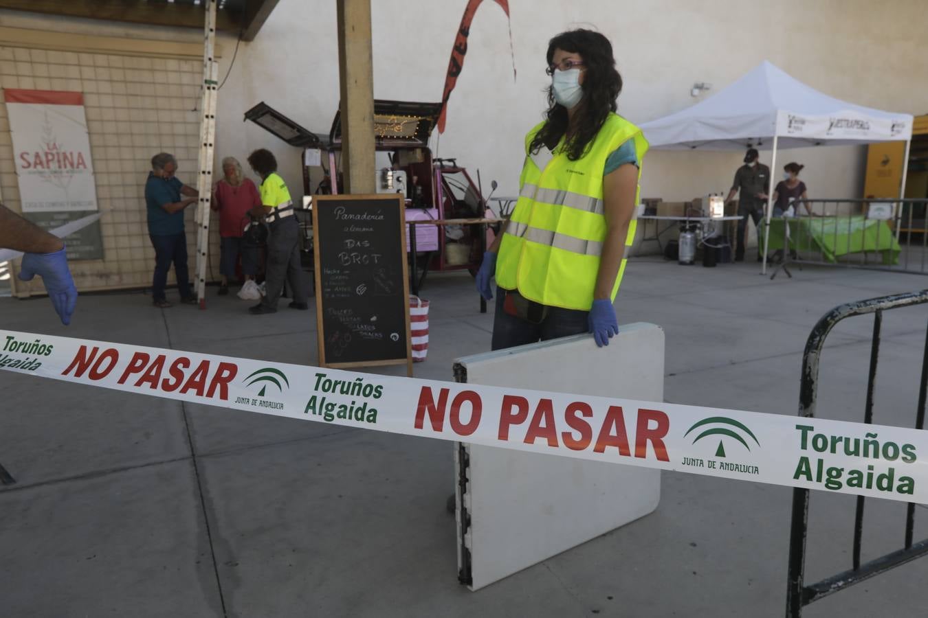 Reabre el mercadillo ecológico de Los Toruños con medidas de seguridad