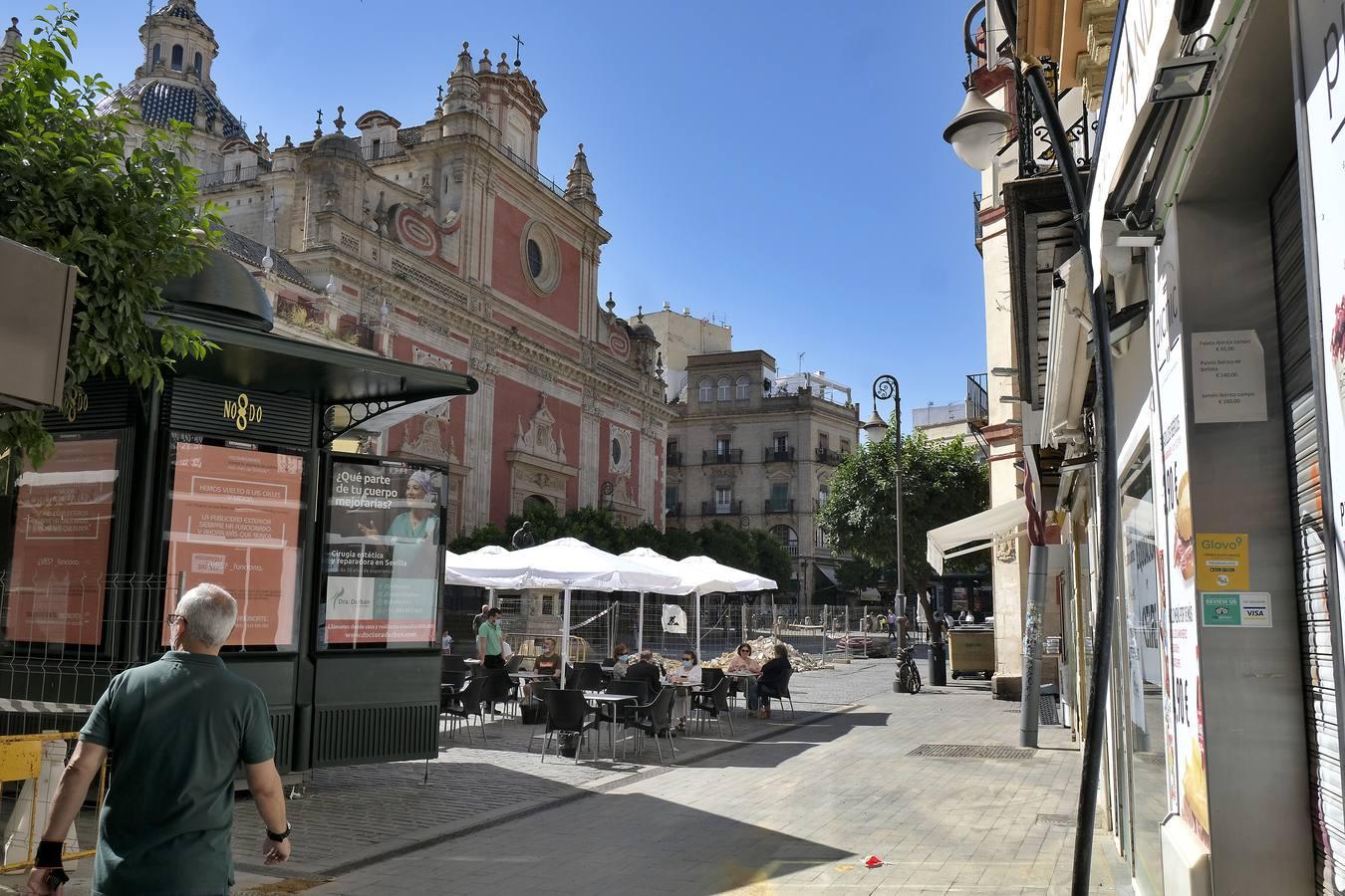 Sevilla vive un Corpus atípico