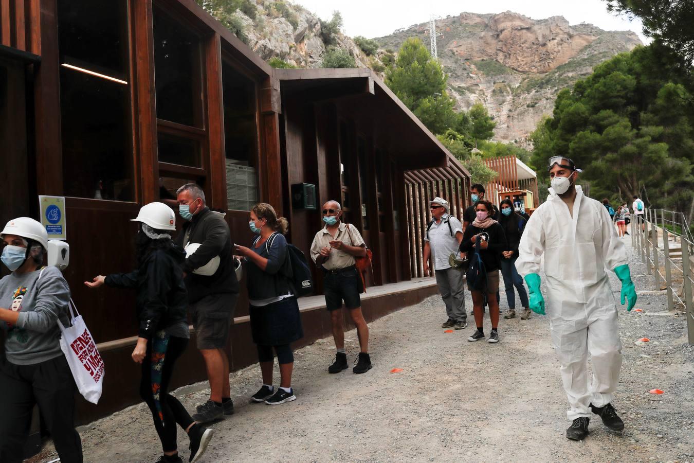 En imágenes, la reapertura del Caminito del Rey