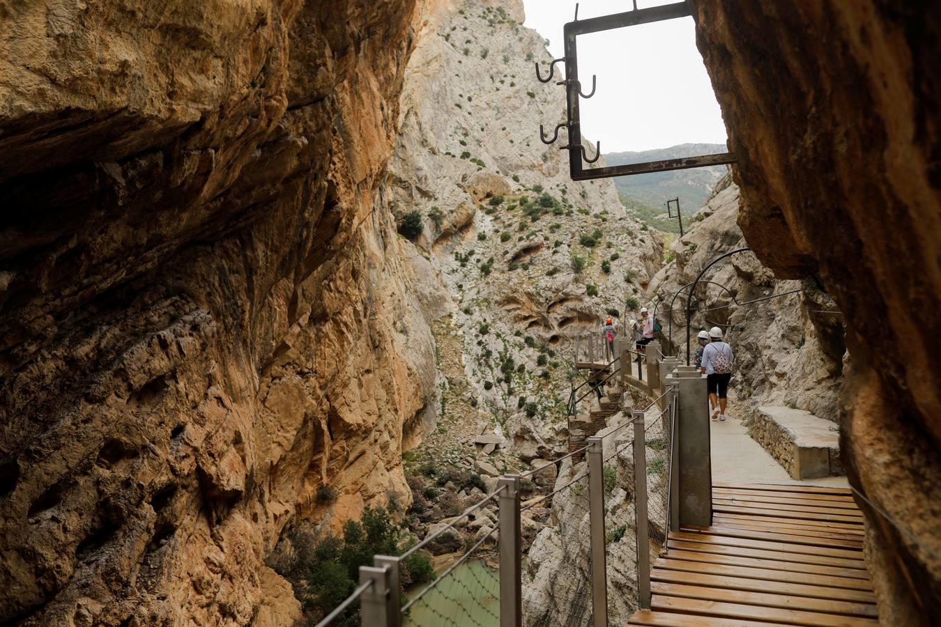 En imágenes, la reapertura del Caminito del Rey